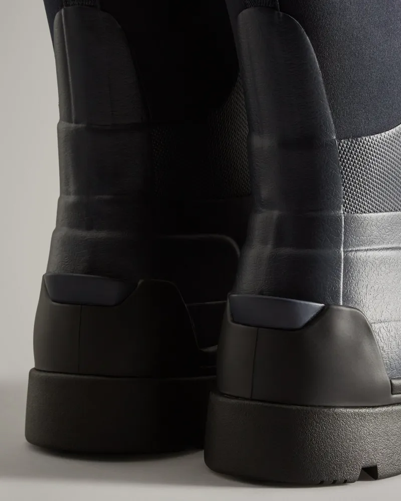 Hunter Womens Balmoral Field Hybrid Tall Wellington in Navy-5